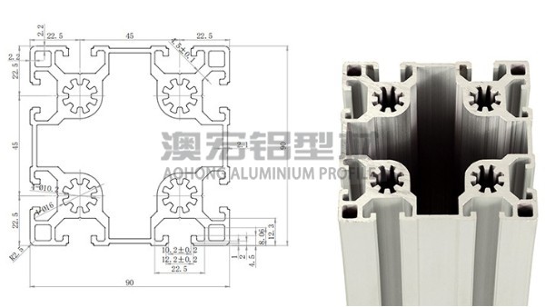 9090歐標工業(yè)鋁型材