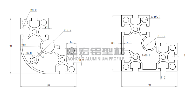 國標工業(yè)鋁型材8840