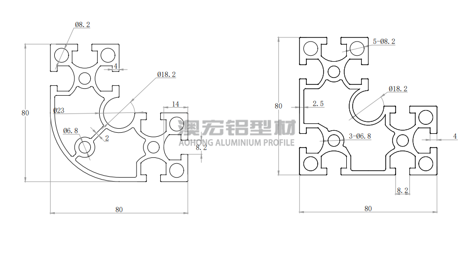 國標(biāo)工業(yè)鋁型材8840介紹