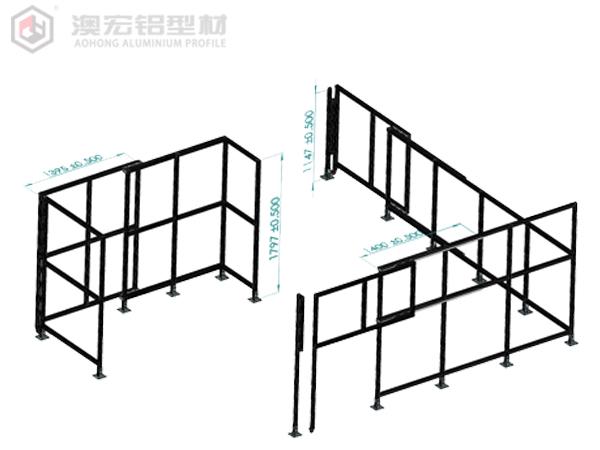 工業(yè)鋁型材圍欄