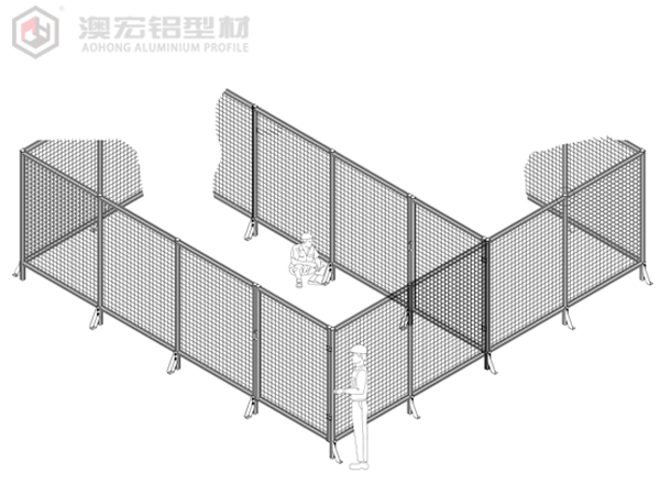 鋁型材安全圍欄