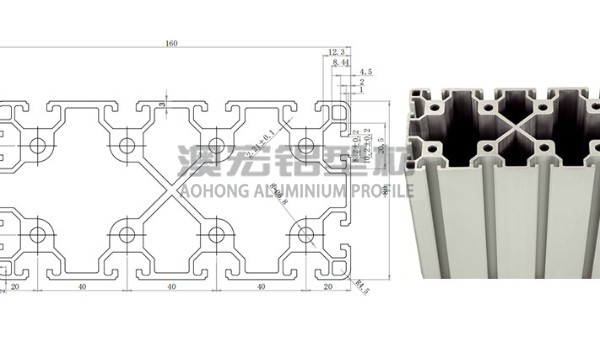 80160歐標工業(yè)鋁型材